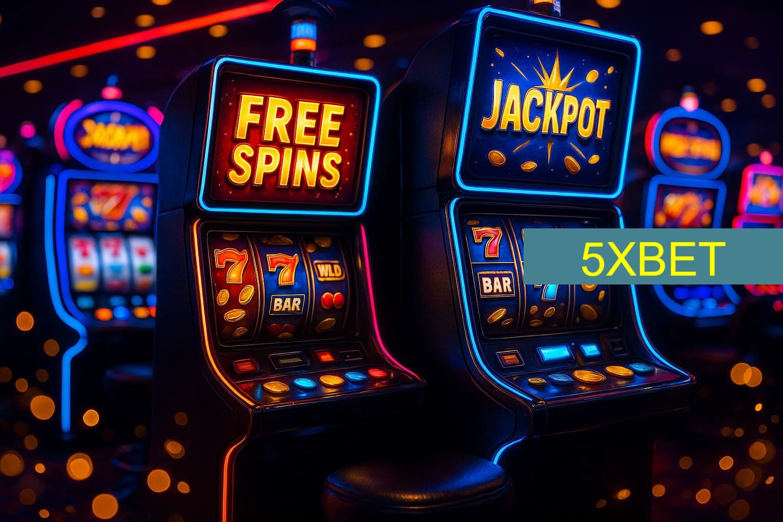 Diversos jogos de caça-níqueis