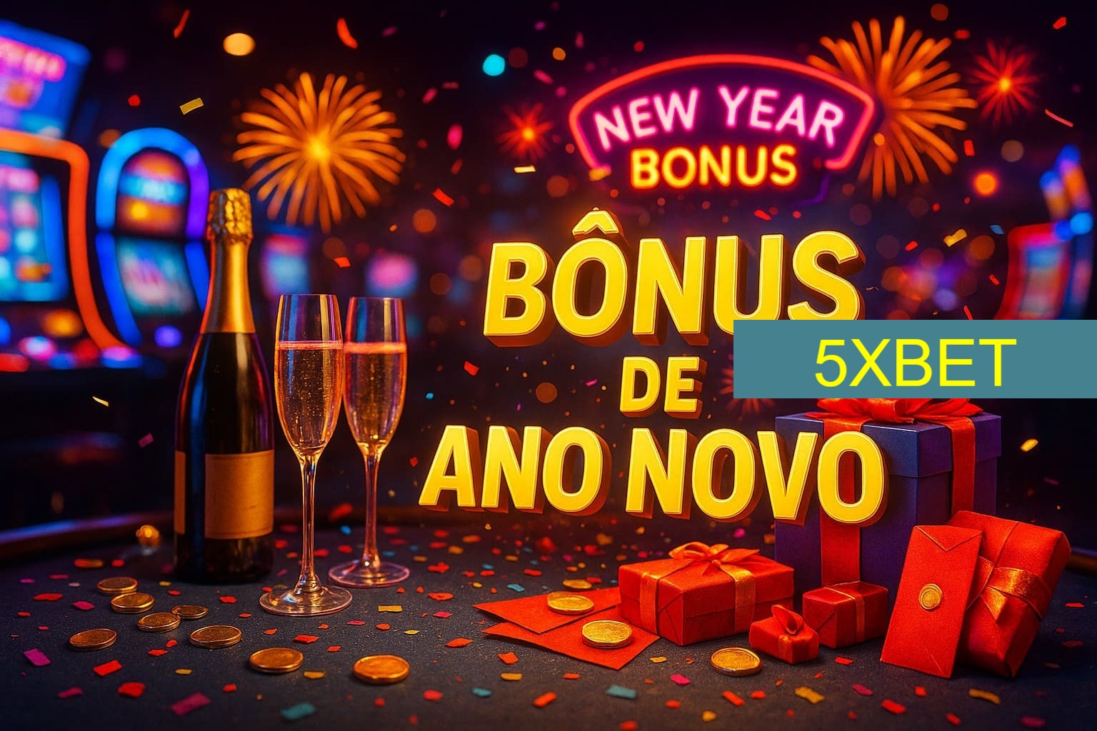 Promoções de Ano Novo no 5XBET